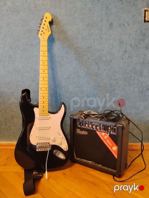 Gitara yalnız bütün setlə birlikdə satılır. Yenidir, istifadə — Bakı