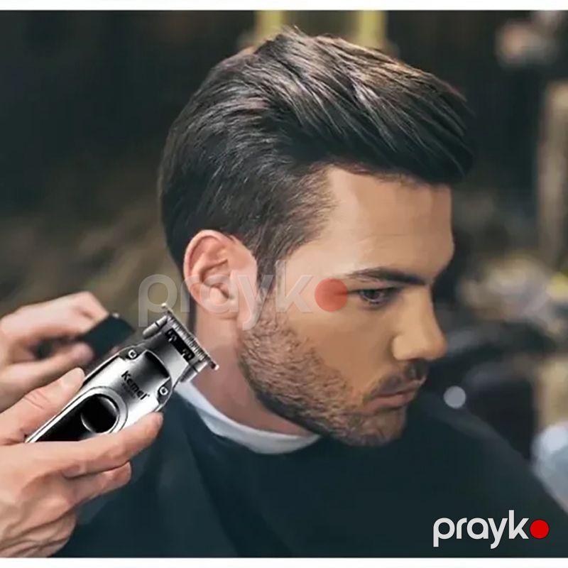 Kemei KM-2261 Saç Saqqal Təraş Maşını Yüksək Keyfiyyətli Professional Kişi Üçün Trimmer — Usturalar, trimmerler və epilyatorlar, Bakı (6)