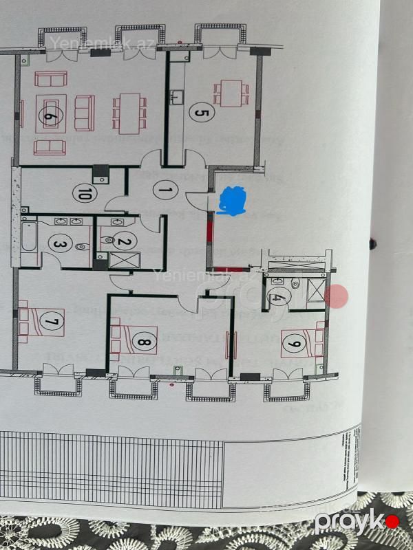 Satılır 5 otaqlı Bina evi menzil (Yeni tikili), 185 m², Xətai rayonu — Mənzil, Bakı (9)