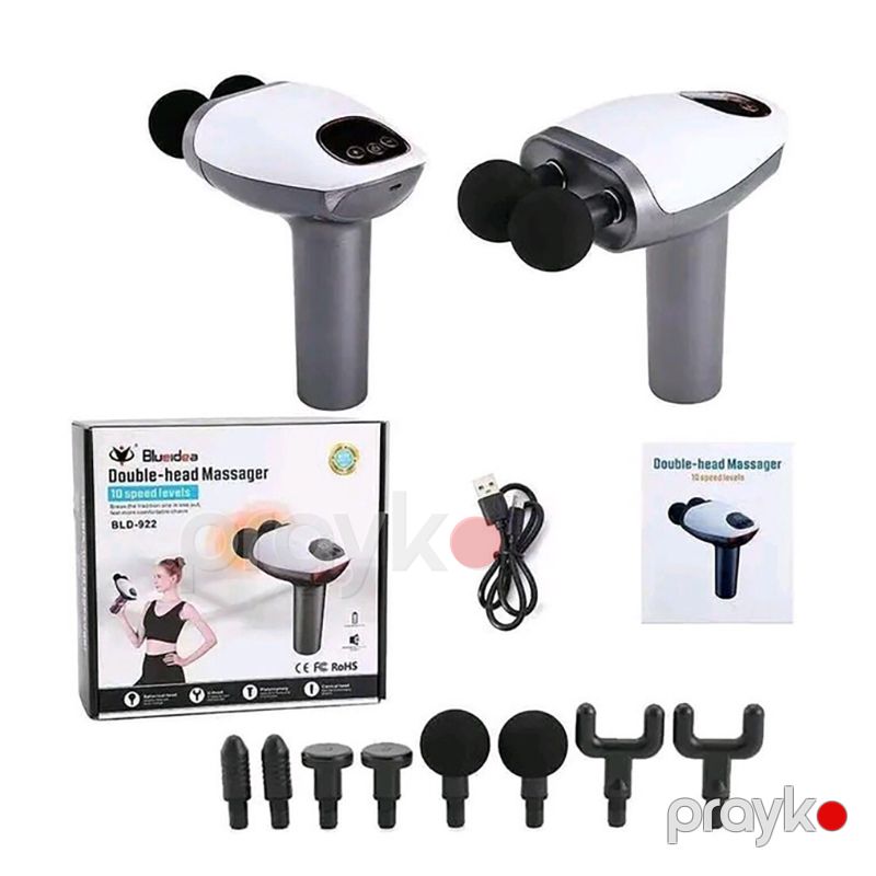 Maxtop MP-921 Portativ İki Mühərrikli Əzələ Masaj Tapancası Masaj Aparatı 25W — Masaj aparatları, Bakı (6)