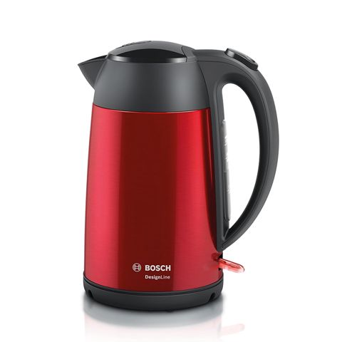 Bosch TWK3P424 Elektrik Çaydanı 1,7 L Tutumlu Qırmızı 2400 Vt Gücündə Su İsidici Çaydan Bosch Çaydanı Red — Bakı