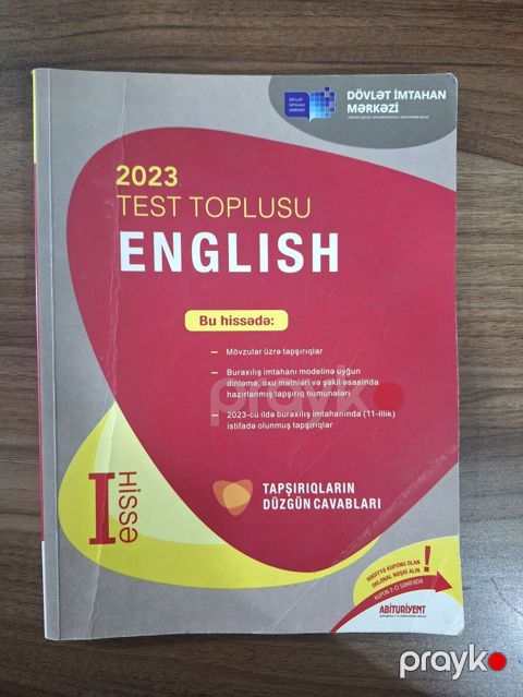 Məhsul: 2023 “Test Toplusu – English” (DİM) – I və II hissə — Bakı