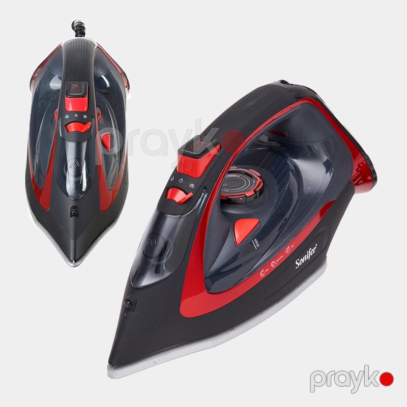 Sonifer SF-9065 Elektrikli 2200W Yapışmayan Altlıq Ağır Buxarlı Ütü Güclü Buxar Özəlliyi İlə Peşəkar Masaüstü Buxar Ütüsü 2200 Vt — Ev texnikası, Bakı (5)