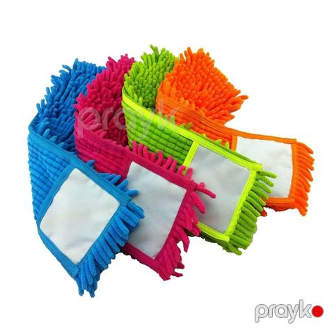 4 Ədəd Mikrofiber Mop Başlığı Pol Silən Əsgisi Şvabra Paspas Başlıqları Yuyula bilən Pol Əsgisi 40sm — Bakı