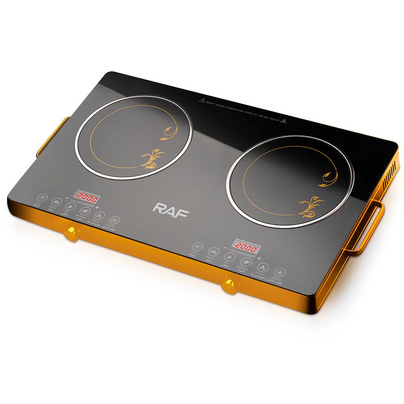 RAF Elektrikli İki Ocaqlı Soba R.8088 7000 Vatt Təhlükəsiz İnfraqırmızı Soba Mirco kristal lövhə rəqəmsal displey — Plitələr, Bakı (3)