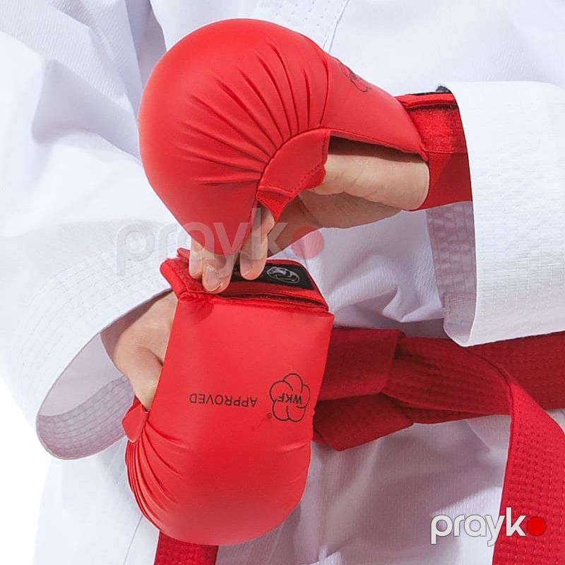 Professional Tokaıdo Karate Əlcəkləri WKF Mavi Qırmızı — İdman, hobi, istirahət, Bakı (4)