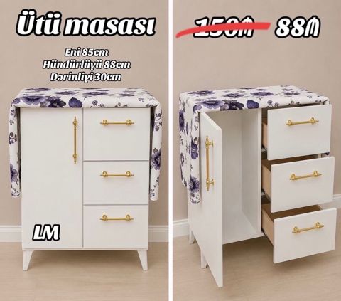 _*Ütü masası‼ Yenidir‼ Qiymət *88₼* Çatdırılma — Min bir xirdavat dunyasi — Furniture