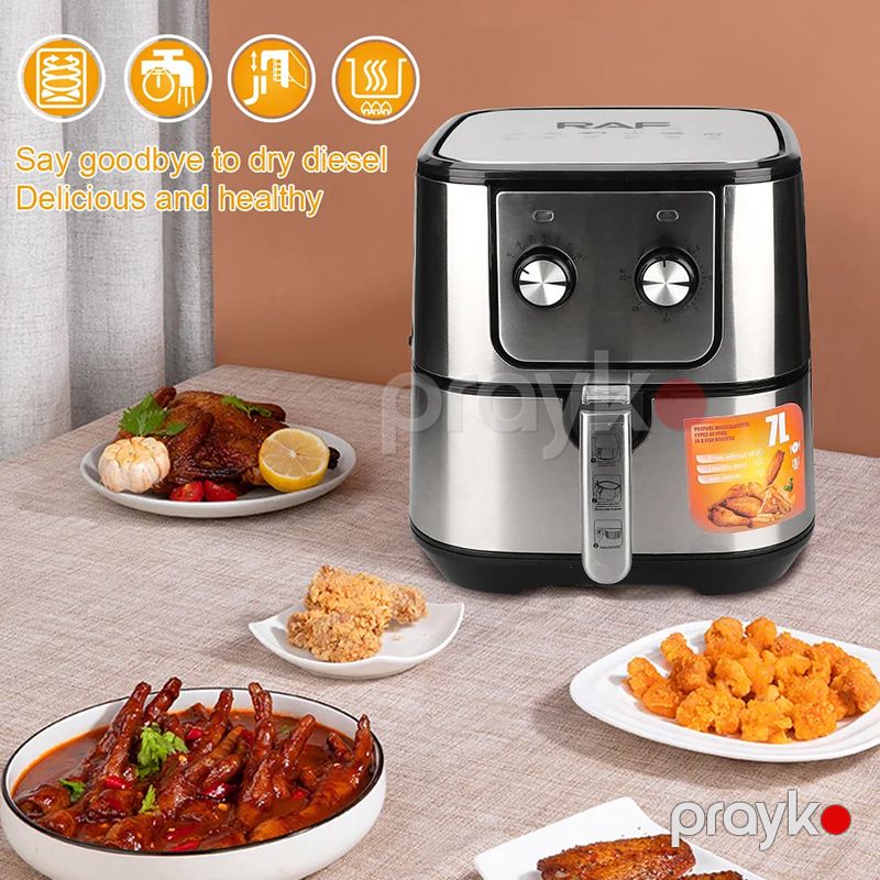 RAF R.5001 Airfryer Elektrikli Qızardıcı Hava Fritöz Tutumu 8L — Digər mətbəx texnikası, Bakı (5)