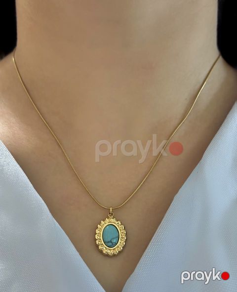 Qadın boyunbağı AVA_180, paslanmayan polad — Bakı