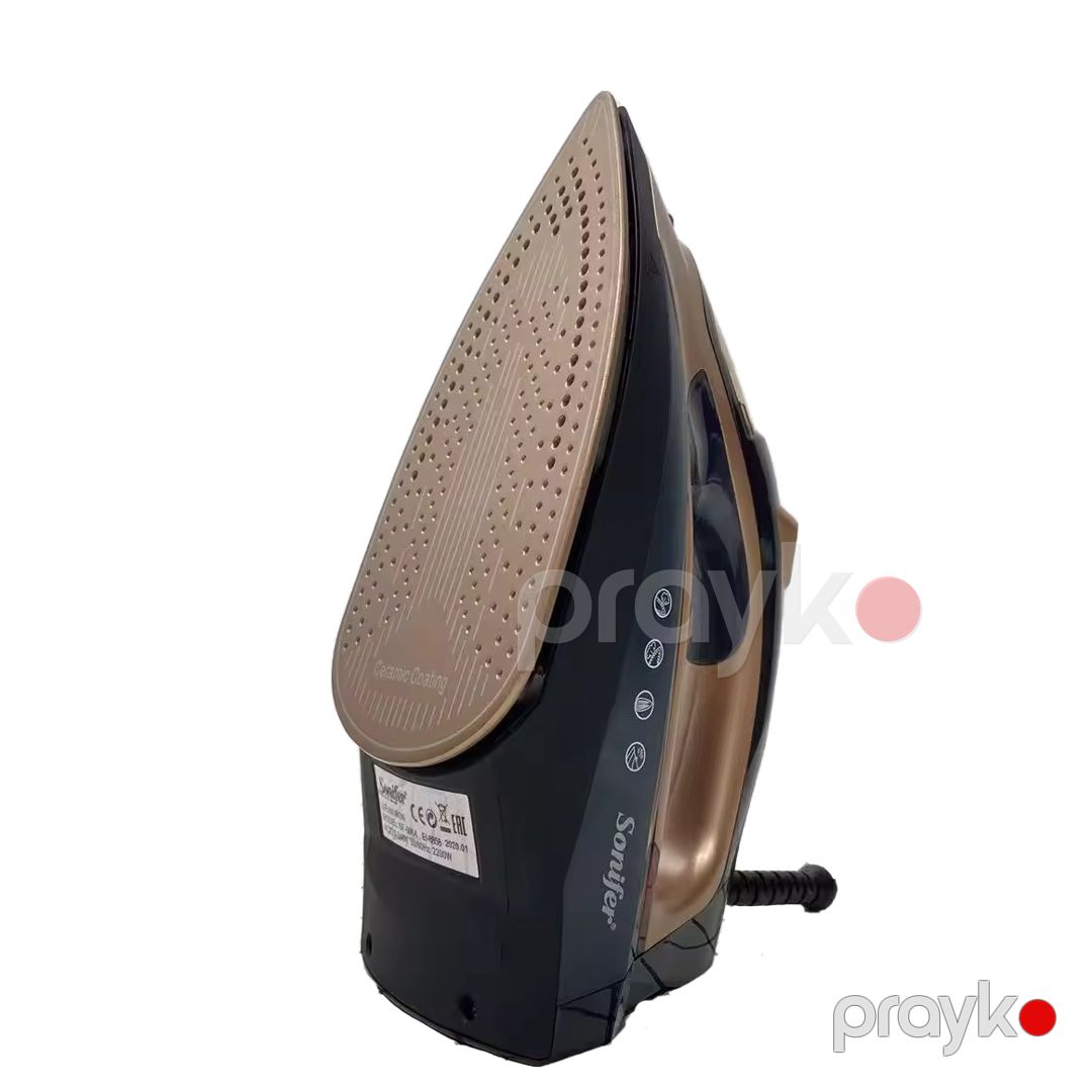 Sonifer SF-9064 Elektrikli Buxarlı Ütü Keramika Altlıqlı Buxarlı Ütü 2200W — Ev texnikası, Bakı (3)