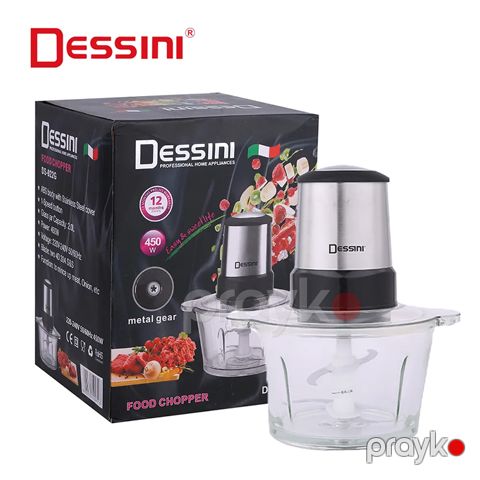 Dessını 922G Elektrikli Qida Doğrayıcı Çoxfunksiyalı Qida Kombaynı Ətçəkən Tutum 2L — Bakı