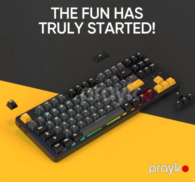 "Arzopa K87" Mexanik Klaviatura — Periferik cihazlar, Bakı (6)