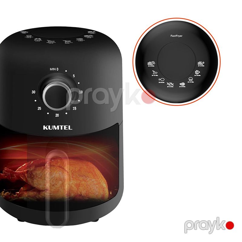 Kumtel HAF-05 Çoxfunksiyalı Qızardıcı Air Fryer Fritöz — Digər mətbəx texnikası, Bakı (6)