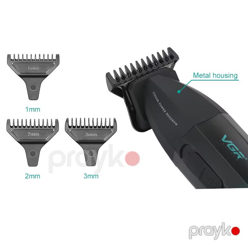 Vgr V-906 - Trimmer Güclü Elektrikli Simsiz Saç Kəsici Saç Kəsici Maşın Şarj Edilə Bilən Trimmer — Usturalar, trimmerler və epilyatorlar, Bakı (2)
