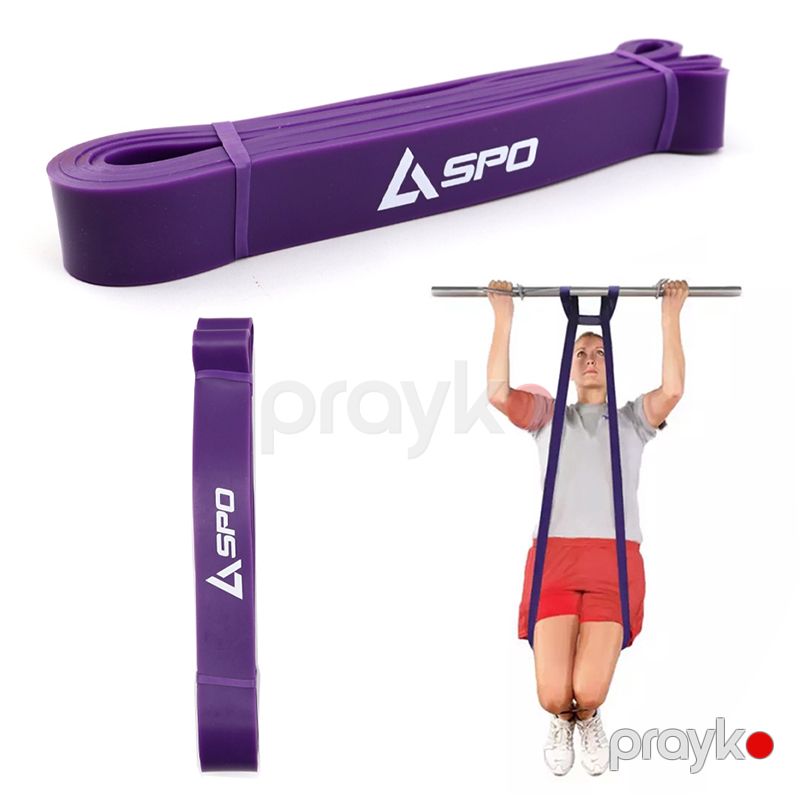 Aspo Elastik Bant 16 - 39 Kq Çəkili Dairəvi Jqut Bənövşəyi Orta Ölçülü Ağırlığa Davamlı Fitness Jqutu — İdman, hobi, istirahət, Bakı (4)