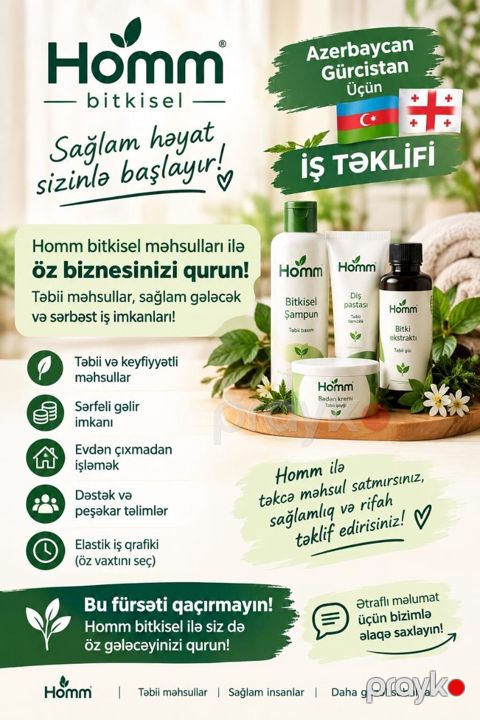 Homm bitkisel – sağlam həyata aparan məhsullar və sərbəst iş imkanı — Tovuz
