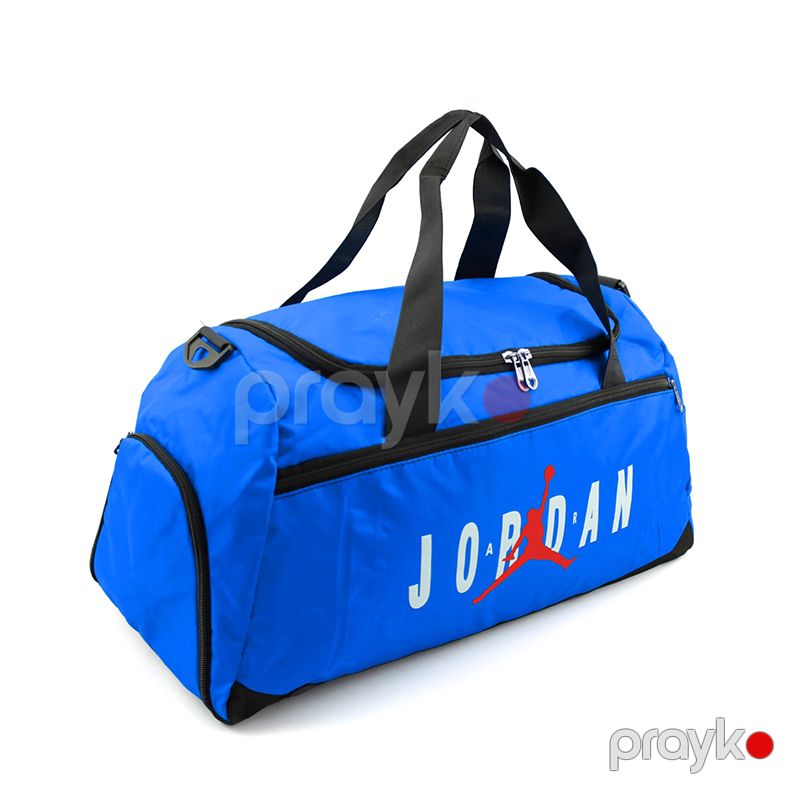 Jordan Sport Səyahət Çantası Unisex Blue İdman Çantası Kiçik Ölçülü Çox Cibli Jordan Sport Çanta Mavi Rengli — Çantalar, çamadanlar, cüzdanlar, Bakı (2)