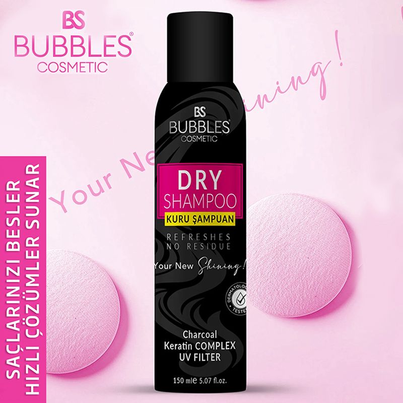 Bubbles Cosmetics Yağlı Saçlar Üçün Təravətləndirici Saç Spreyi 150 Extra Volumizing Volumizer Keratin Complex — Saç qayığı, Bakı (5)