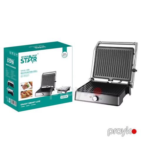 Wınnıng Star ST-9337 Elektrikli Toster Yüksək Keyfiyyətli Sendvic Hazırlayan 2000 W — Bakı