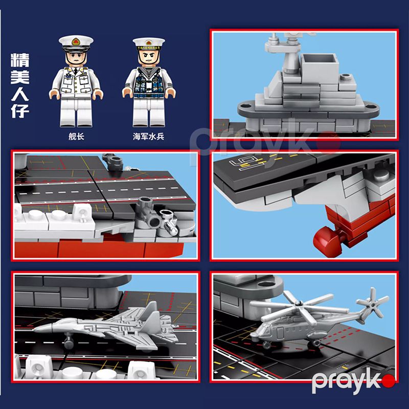 Konstruktor Hərbi Döyüş Gəmisi Pla.navy Lıaonıng Model SY1563 Plastik Bloklar 402 ədəd — Oyuncaqlar, Bakı (5)