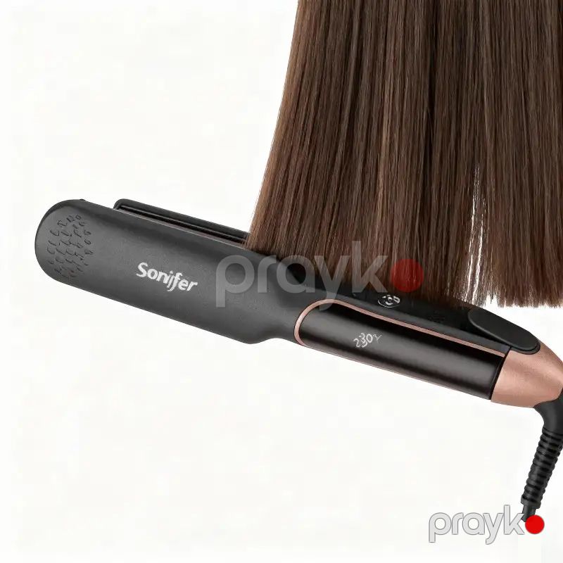 Sonifer SF-9655 Saç Düzləşdirici yüksək keyfiyyətli rəqəmsal displey keramik örtüklü ütü saç düzləndiricisi — Fən, Bakı (5)