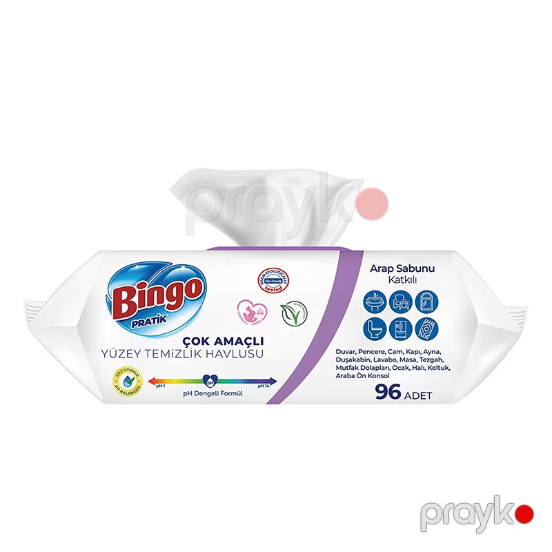 Bingo Pratik Yüzey Temizlik Havlusu Lavanta 96-lı Lavanta Kokulu Yüzey Temizlik Havlusu — Mallar, Bakı (3)