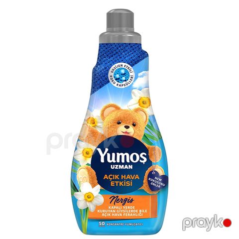 Yumoş Uzman Açık Hava Etkisi Yumuşatıcı 1200 ml Nergis Çamaşır Yumuşatıcısı Geyim Yumuşatıcı Açık Hava Esintisi — Bakı