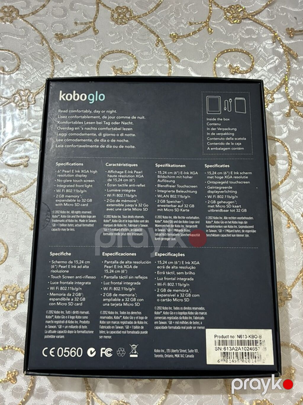 Kobo Glo elektron oxuyucu - Ekran: 6" E Ink (aydınlatmalı), göz — Elektron kitablar, Xırdalan (6)
