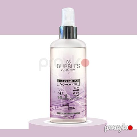 Bs Bubbles Cosmetic Keratin Kolajen Terkibli Saç Bakım Südü Biotin Formul Saçınıza Lazım Olan Baxımı Təmin Edir 200ml — Bakı