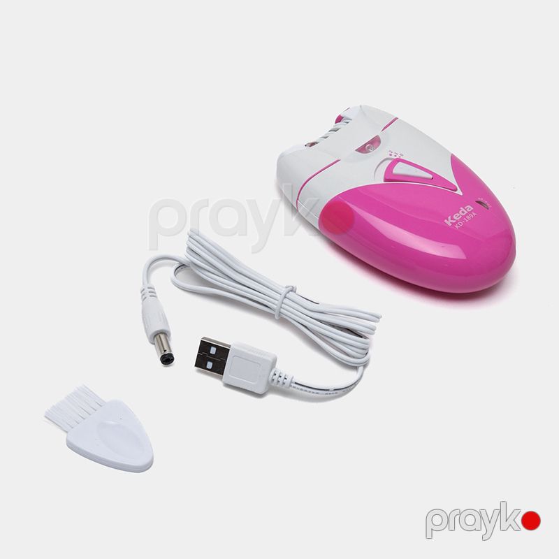 Qadın Epilyatoru Keda KD-189A Bütün Ayaq, Qol, bədən və Bikini Üçün Effektiv LED Epilyasiya Cihazı Pink — Usturalar, trimmerler və epilyatorlar, Bakı (6)