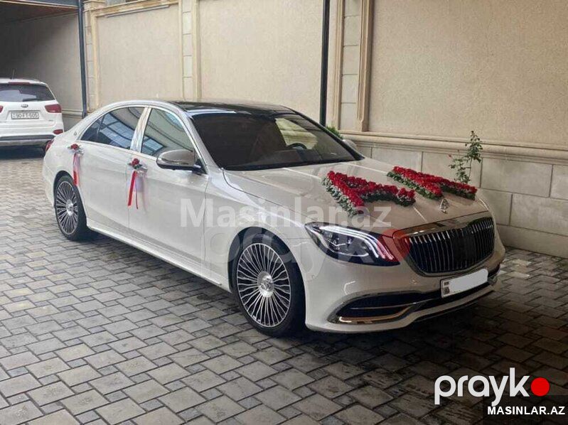 Mercedes S class Long Maybach, 2020 il — Minik avtomobili icarəsi, Bakı (3)