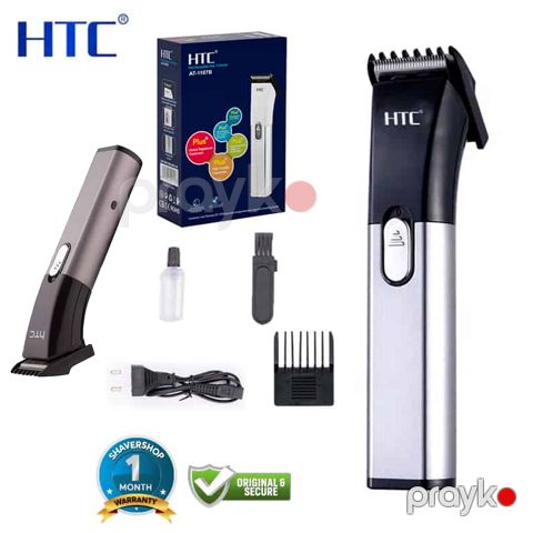 Kişilər Üçün HTC AT-1107B Təkrar Doldurulan Saç Kəsici Elektrikli Portativ Saqqal Kəsici — Bakı