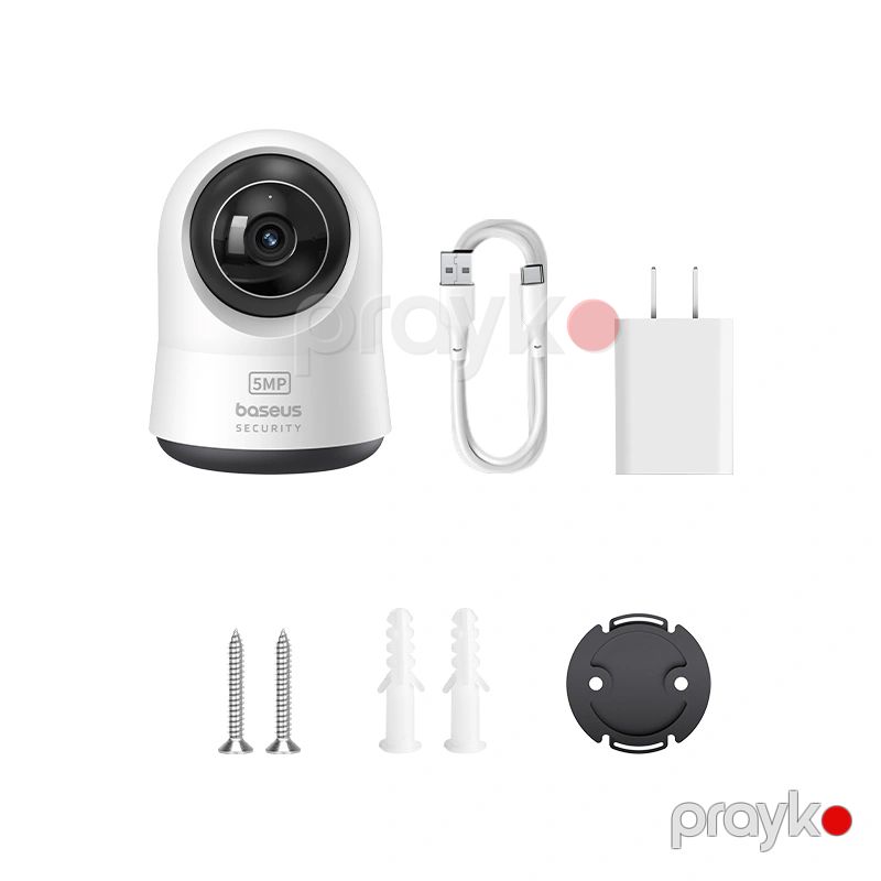 Baseus Security P1 Videomüşahidə Kamerası Pro Indoor Camera 3K 360° Pan Wi-Fi Kamera Gecəgörmə 256GB — Mallar, Bakı (5)