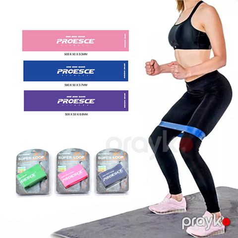 Proesce Super Loop Müqavimət Bandı Fitness Bandı Lateks Müqavimət Bandı — Bakı