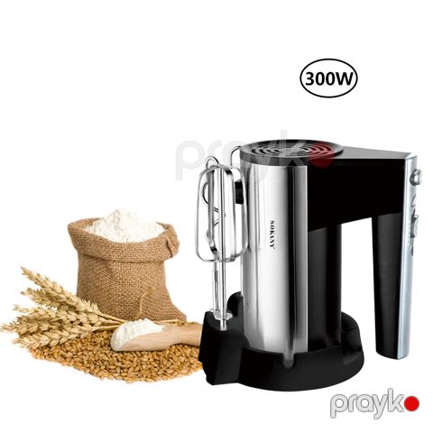 Sokany SK-6629-2 Çoxfunksiyalı Elektrikli Mikser Yumurta Çırpıcı Mikser 300 W — Bakı