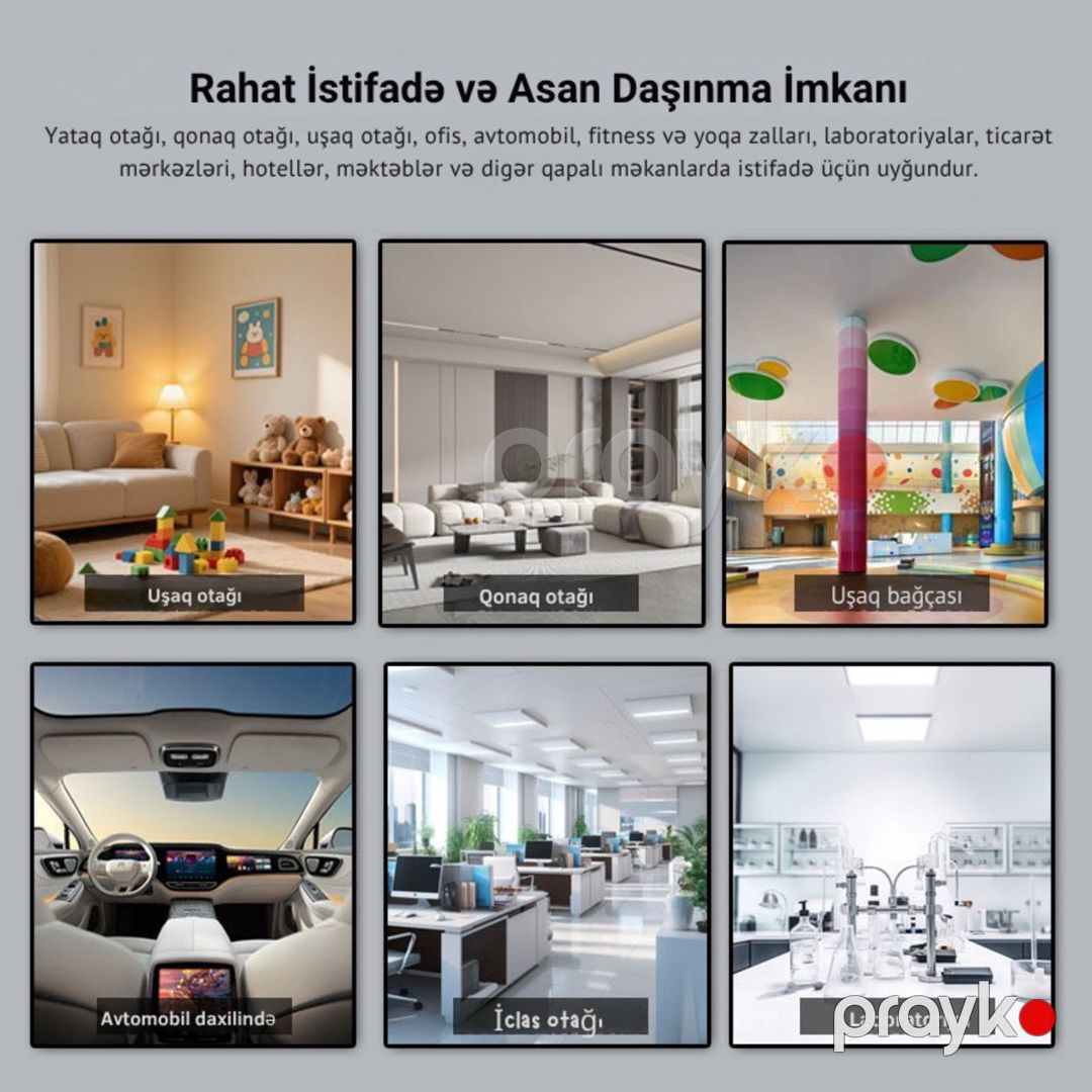 Hava keyfiyyəti monitoru MT66 — Ağıllı ev və təhlükəsizlik, Bakı (7)
