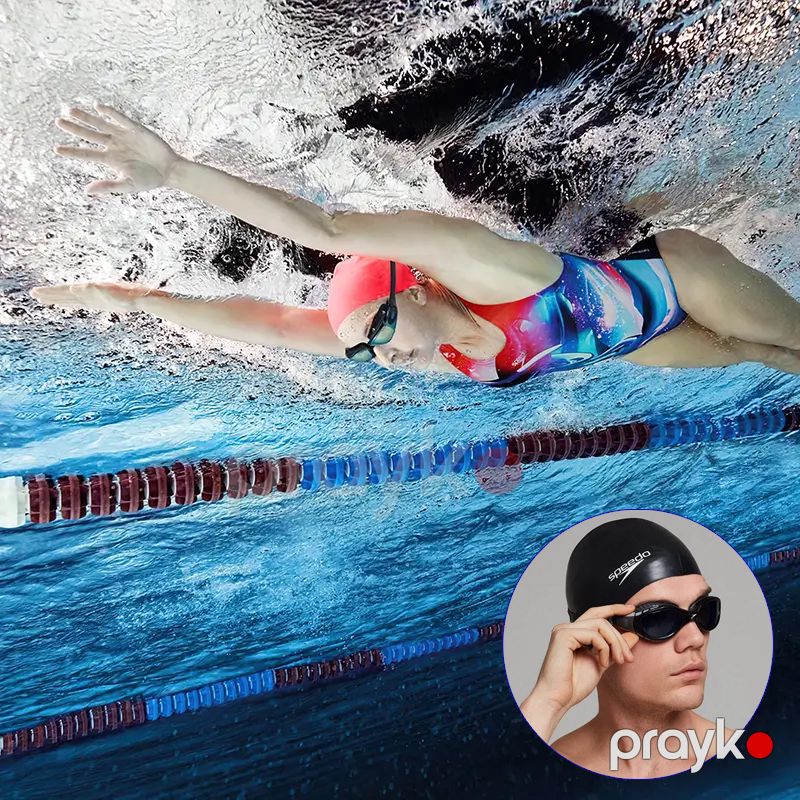 Speedo Üzgüçülük Papağı Rezin Rengli Üzgüçülük Papağı — İdman, hobi, istirahət, Bakı (6)