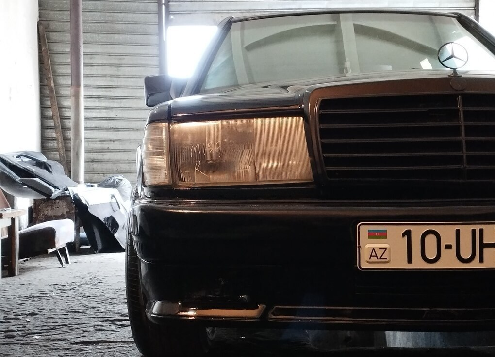 Mercedes 190, 1989 il, 456000 km 10-UH-035 — Avtomobillər, Zaqatala (2)