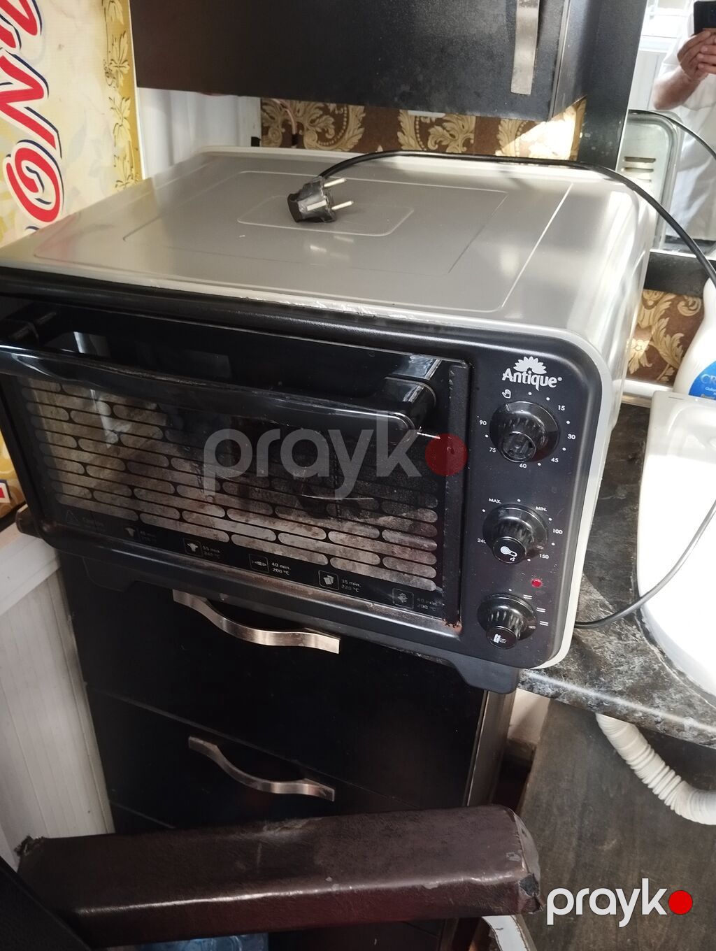 Antique markalı elektrik mini-sobalı tost/konveksiya sobası - Səthə — Masaüstü plitələr, Bakı (3)