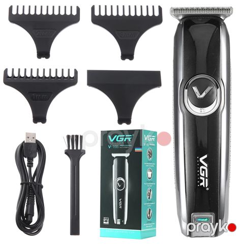 VGR Professional Saç Təraş Maşını Elektrikli Yüksək Keyfiyyətli Trimmer — Bakı