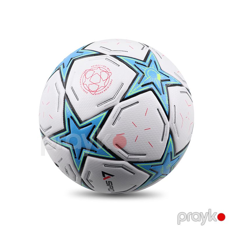 Futbol Topu Aspo Uefa Champions League 01 Ölçü 5 Mavi Ağ Rengli Xüsusi Dizaynda Futbol Topu 5 — İdman, hobi, istirahət, Bakı (3)