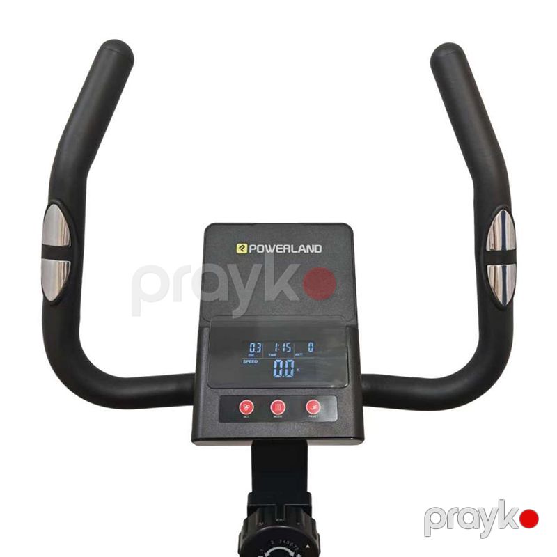 Powerland Fitness Velo Trenajoru 120kq YK-10S36B məşq velosipedi Monitorlu Sabit Erqometrik Fitness Velosipedi — Fitness və simulyatorlar, Bakı (3)