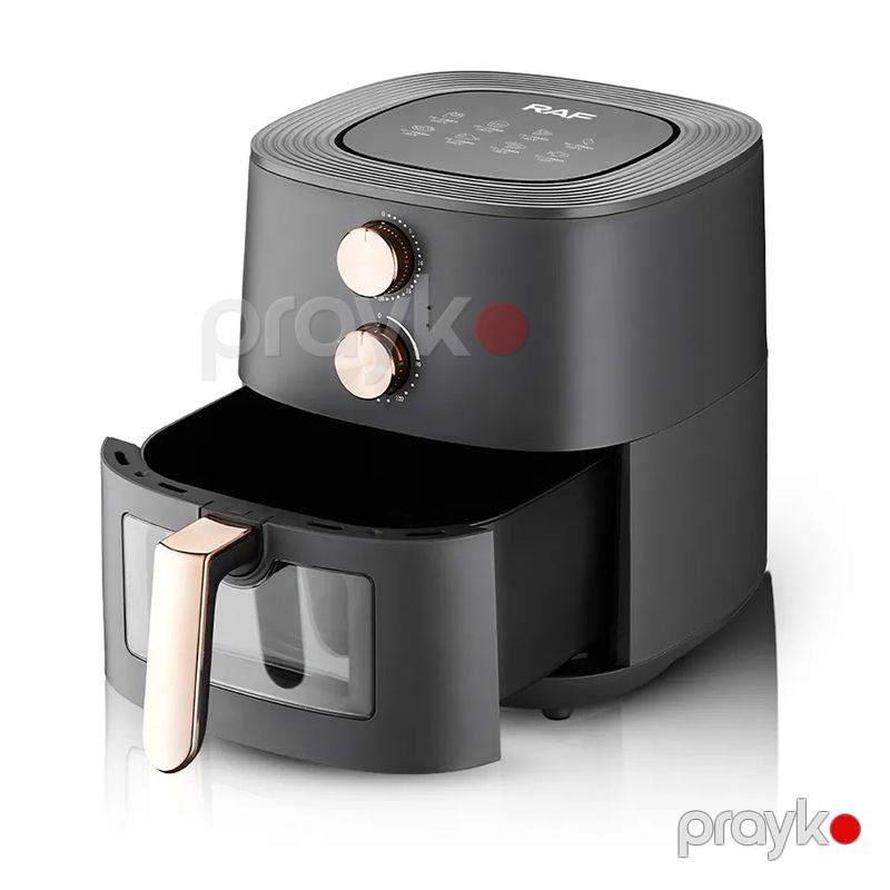RAF Çoxfunksiyalı Hava Fritöz Görünən Pəncərəyə Sahib Böyük Tutumlu Elektrikli Air Fryer 7.2L Yağzsız Bişirmə Özəlliyi — Digər mətbəx texnikası, Bakı (4)