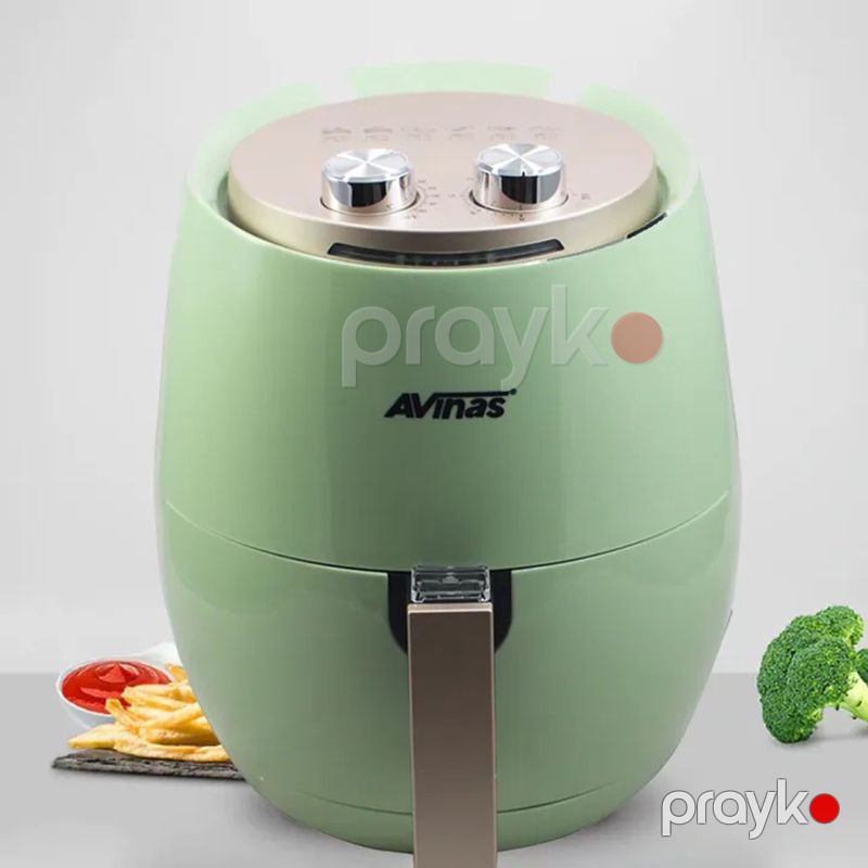 Yüksək Keyfiyyətli Avinas Elektrikli Fritöz 5.5L 2000W Gücə Məxsus Yağsız Firi Qızartma Qazanı Çoxfunksiyalı Fritöz — Digər mətbəx texnikası, Bakı (2)