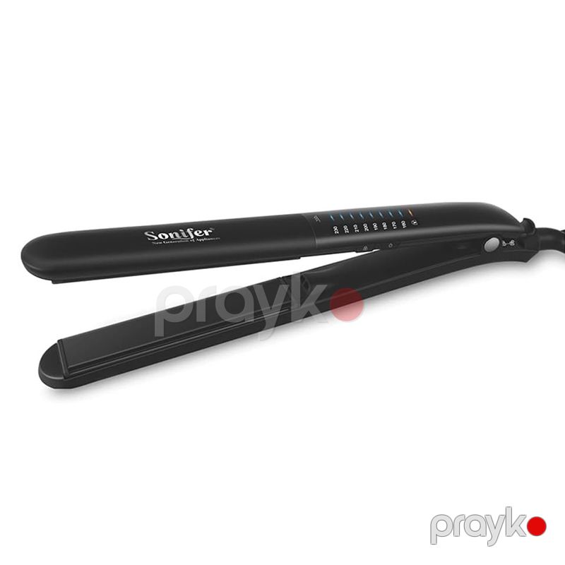 Sonifer SF-9501 elektrikli sensor ekranlı keramika örtüklü saç düzləndiricisi peşəkar 360 dərəcə fırlanan ütü feni — Fən, Bakı (4)