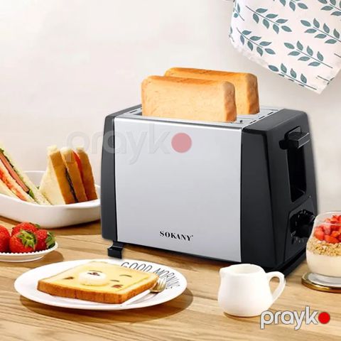 Sokany Mini Toster 700W Gücə Malik 6 Sürətli Portativ Toster — Bakı