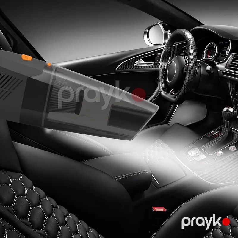 Carsun Avtomobil Üçün Yüksək Keyfiyyətli Tozsoran 6000Pa Güclü Yuyula Bilən Filtrli Universal Əl Tozsoranı 120W — Tozsoran, Bakı (4)