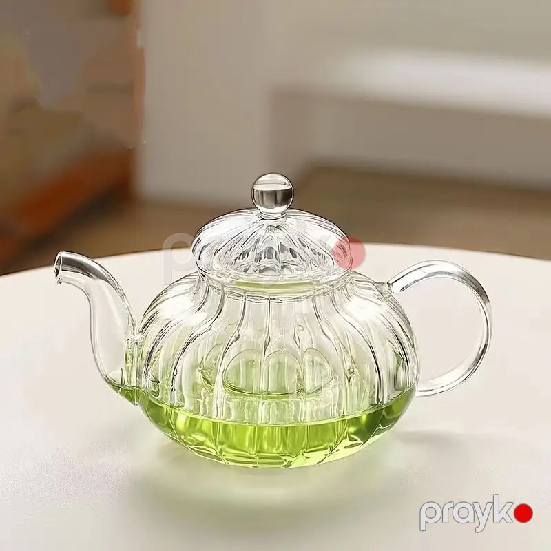 Şüşə Çaynik Çıxarıla Bilən Filtrli Dəm Çayniki 800 ML — Çaynikler və qəhvə qabları, Bakı (5)