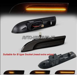 Porsche Panamera aşağı sağ və sol led dönmə işıqları (xənardar edici siqnallar) — Bakı