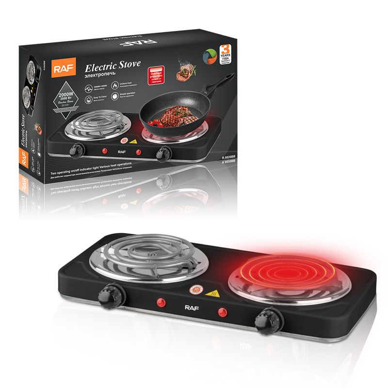 RAF R.8020BB Çoxfunksiyalı Elektrik Sobası, Spiral Bişirmə Portativ və Evdə İstifadə Üçün Elektrik Sobası — Plitələr, Bakı (5)